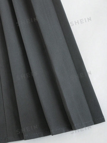 MOD Women's Side-Tie Pleated Skirt