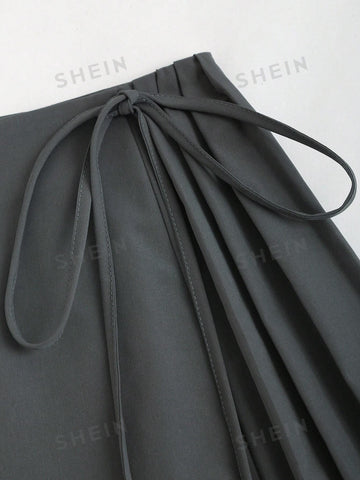 MOD Women's Side-Tie Pleated Skirt