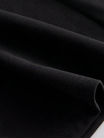 Women's Summer Patchwork Webbing Front Pocket Jumpsuit, College Style, Suitable For Dates, Parties, Commuting