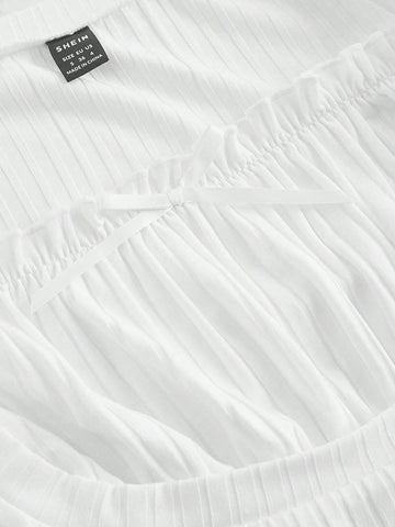 Women's Swan Neck Flare Sleeve T-Shirt