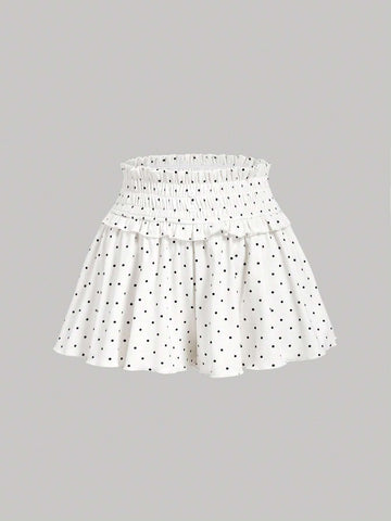 MOD Women's Vintage Black And White Polka Dot Low Waist Knit Shorts,Sexy Halloween Costume,Bloomer Shorts,Christmas Women Pajamas,Halloween Pajamas