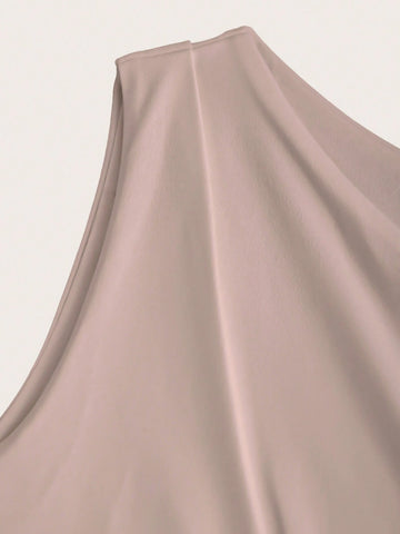 Asymmetrical One-Shoulder Sexy Bodycon Mini Dress