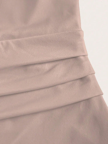 Asymmetrical One-Shoulder Sexy Bodycon Mini Dress