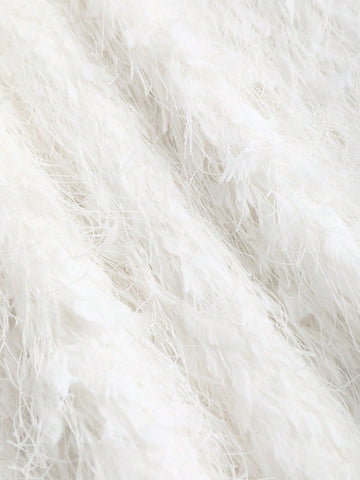 Casual Fringed Party Style Slip Dress, Minimalist Fashion For Everyday Wear