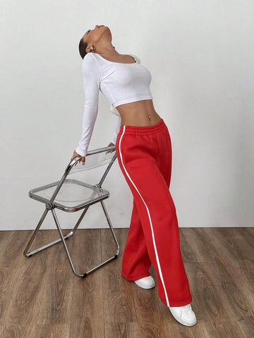 MOOSTA Women's Fashionable Loose Fit Versatile Casual Sweatpants