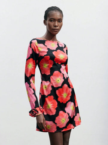 New Autumn Winter Holiday Party Urban Elegant Modern Casual Daily Wear Women Long Sleeve