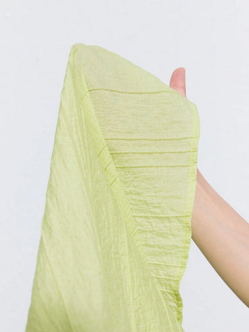 Summer Sleeveless Lace Up Backless Flowy Tank Top And Casual High Waist Skirt