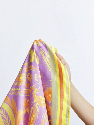 Maija Women's Floral Print Long Sleeve Casual Loose Blouse, Spring Summer