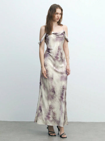 Women's Random Printed Spaghetti Strap Simple Daily Dress