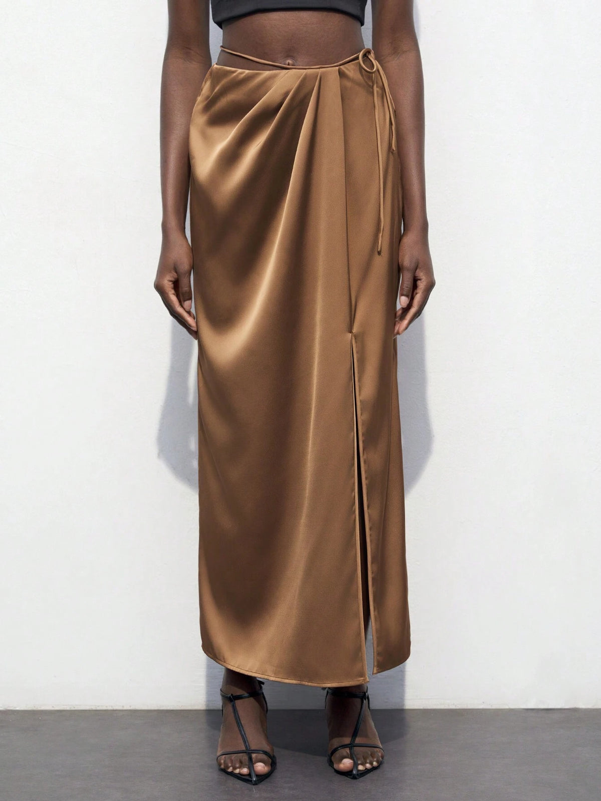 Maija Women's Simple And Casual Solid Color Split Skirt