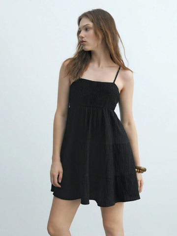 Women's Summer Festival Cami Dress, Beach Elegant Plain Minimalist Daily Wear