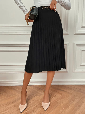 Modely High Waist Pleated Skirt