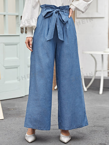 Modely Paperbag Waist Wide Leg Pants