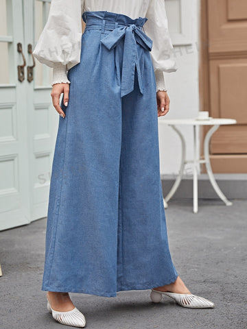 Modely Paperbag Waist Wide Leg Pants
