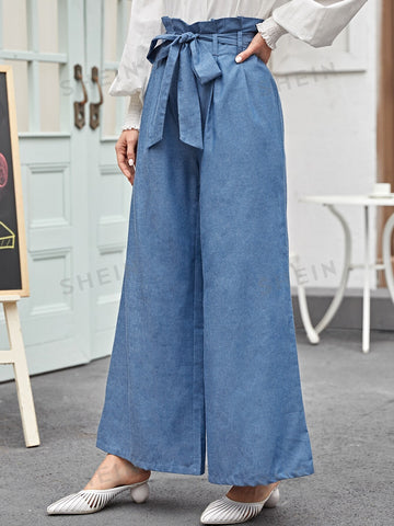 Modely Paperbag Waist Wide Leg Pants