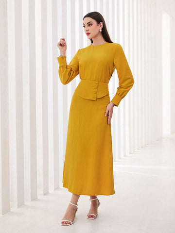 Solid Color Elegant Suit