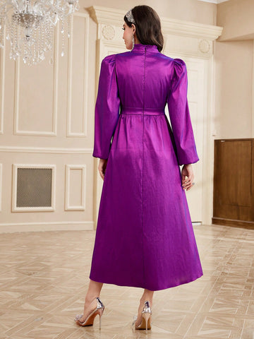 Women's Elegant Purple Dress
