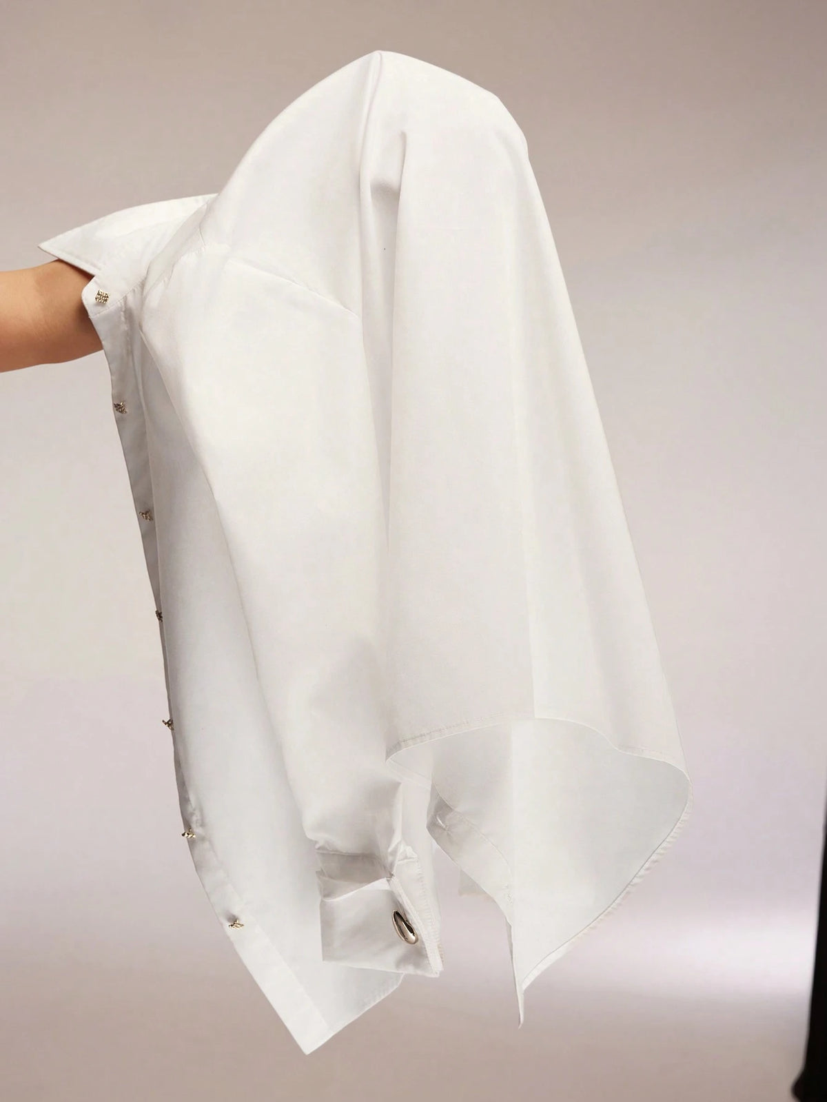 Modely Women's Solid Color Long Sleeve Single-Breasted Casual Shirt