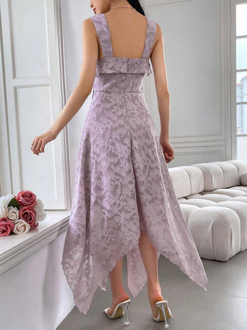 Women's Solid Color Printed Simple Daily Dress