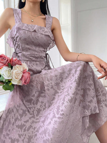 Women's Solid Color Printed Simple Daily Dress