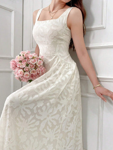 Women's Solid Color Simple Holiday Style Summer Sleeveless Cami Dress