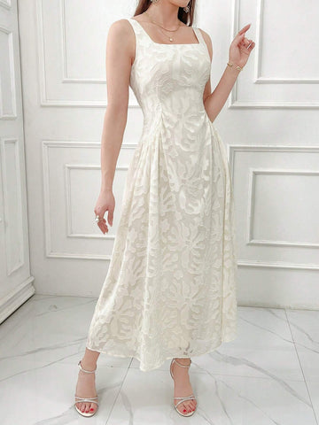 Women's Solid Color Simple Holiday Style Summer Sleeveless Cami Dress