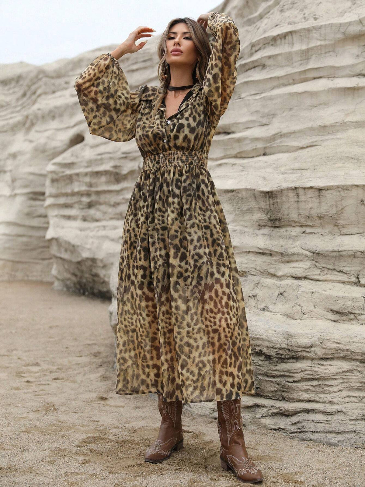 2pcs Women's Tweed Fabric Pearls Decor A-Line Skirt Set