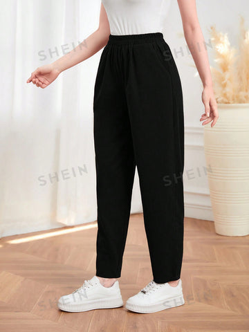 Mulvari Solid Color Long Pants