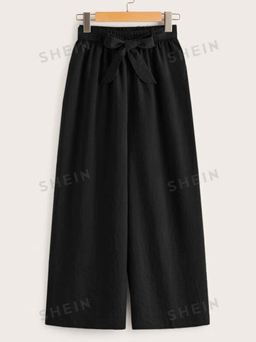Mulvari Wide Leg Waist Tie Pants