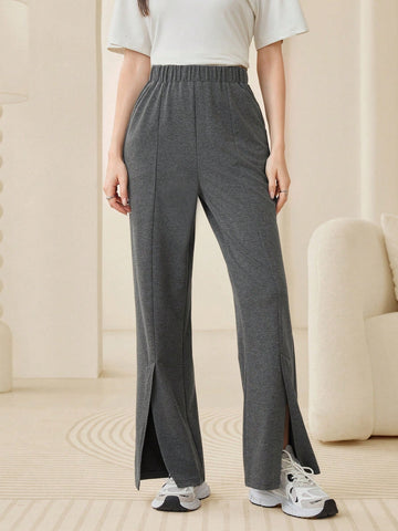 Mulvari Women'S Split Hem Sweatpants