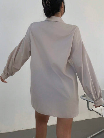 Mulvari Women's Embroidered Button Front Pocket Long Sleeve Shirt