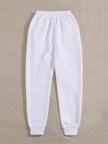 PETITE Slant Pocket Drawstring Sweatpants