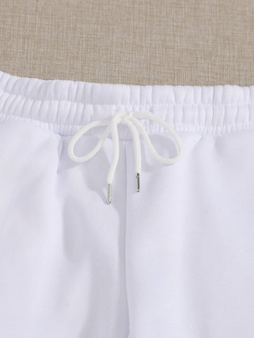 PETITE Slant Pocket Drawstring Sweatpants