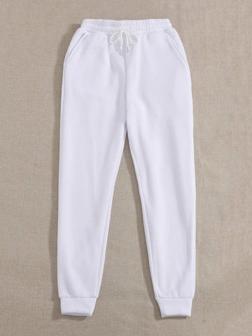 PETITE Slant Pocket Drawstring Sweatpants