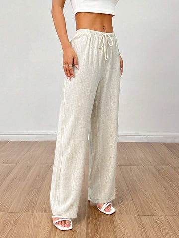 PETITE Women's Linen High Waisted Summer Baggy Pants