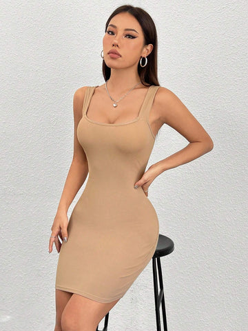 Women's Ribbed Cami Dress