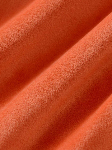 Young Girl Autumn/Winter Christmas Long Sleeve Silver Fox Fleece 3D Embroidery Cute Deer Hooded Patchwork Furry Trim Dress, New Arrival