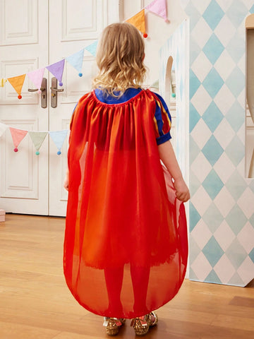 Persoplay Kids Young Girls' Palace Elegant Gorgeous Princess Style Mesh Dress Princess Role-Playing Dres