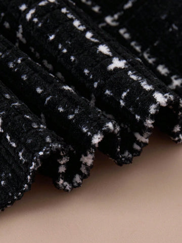 PrepCrw Young Girls A-Line Collared Dress, With Black Mesh Sleeves And Waistline, For School/Academy Style, Autumn & Winter