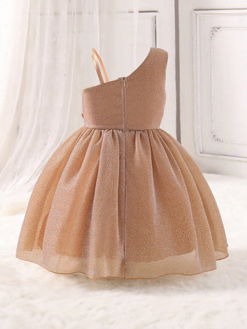 Princess Style Tulle Skirt For Children, Suitable For Parties In Autumn