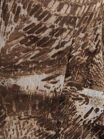 Privé Business Casual Lapel Charming Random Leopard Print Long Sleeve Shirt