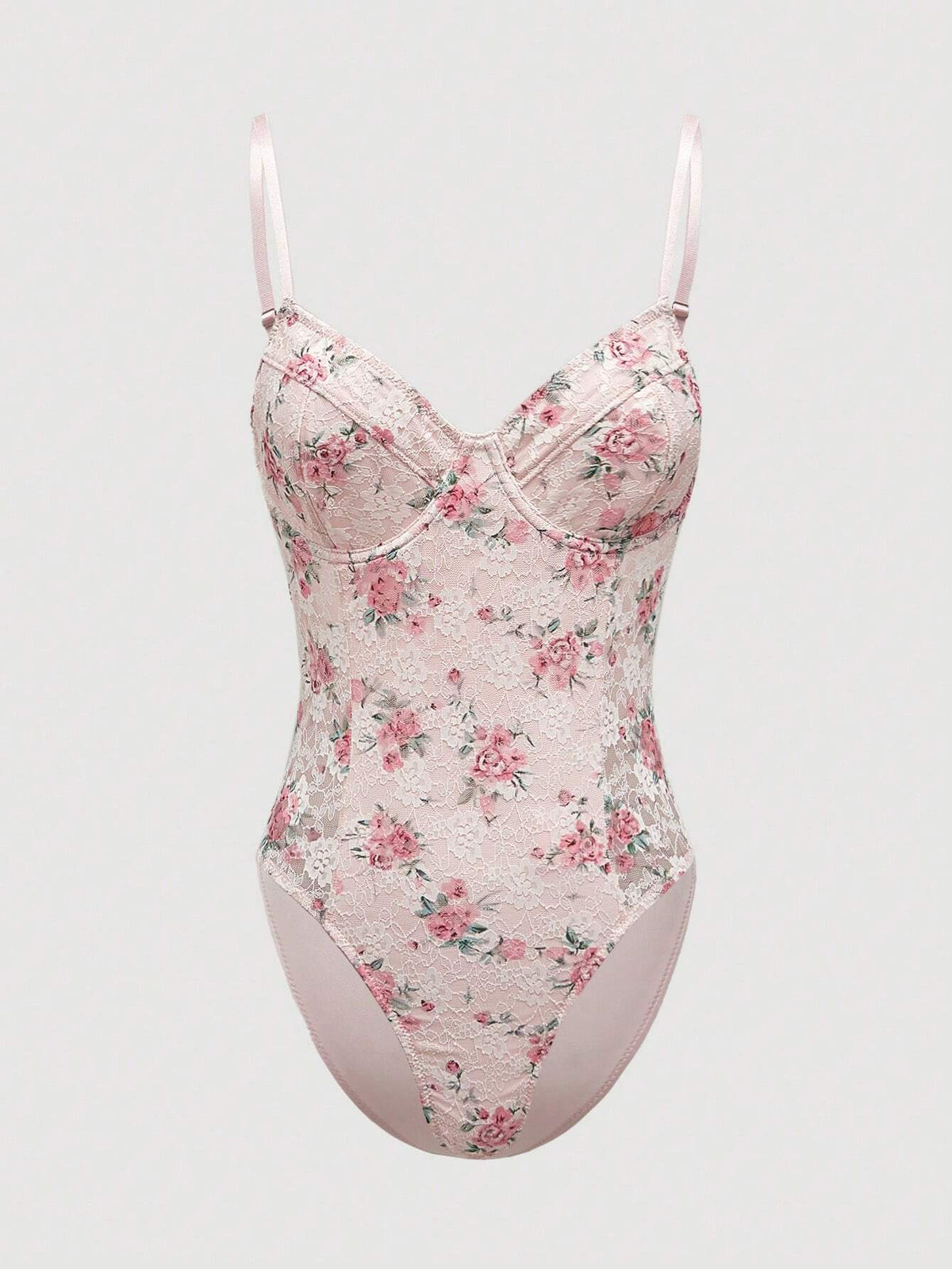 Elegant Women Lace Embroidered Floral Print Jumpsuit For Wedding Season Or Dates