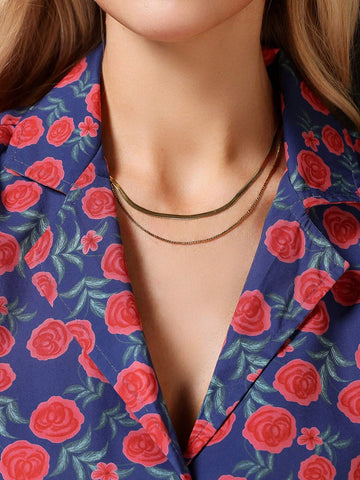 Privé French Style Fashionable Rose Printed Puff Sleeve Women Summer Crop Top Floral Blouse Doll Shirt For Mother's Day