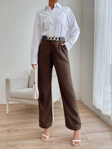Privé High Waist Slant Pocket Pants