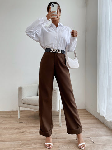 Privé High Waist Slant Pocket Pants