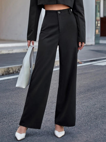 Privé High Waist Wide Leg Pants