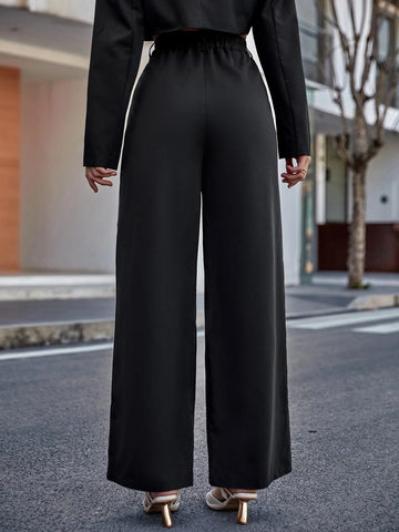 Privé High Waist Wide Leg Pants