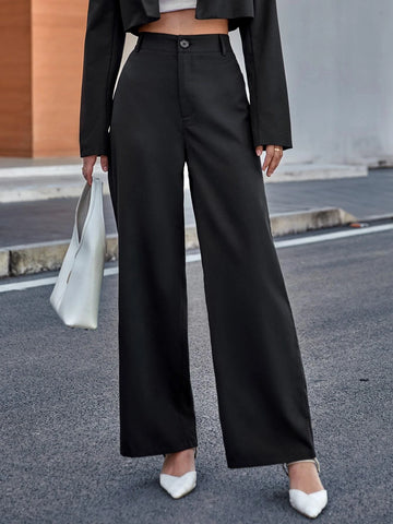 Privé High Waist Wide Leg Pants