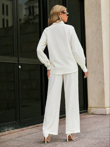 Ladies' Solid Color 2-Piece Set