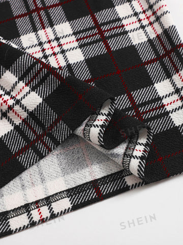 Privé Plaid Bodycon Skirt